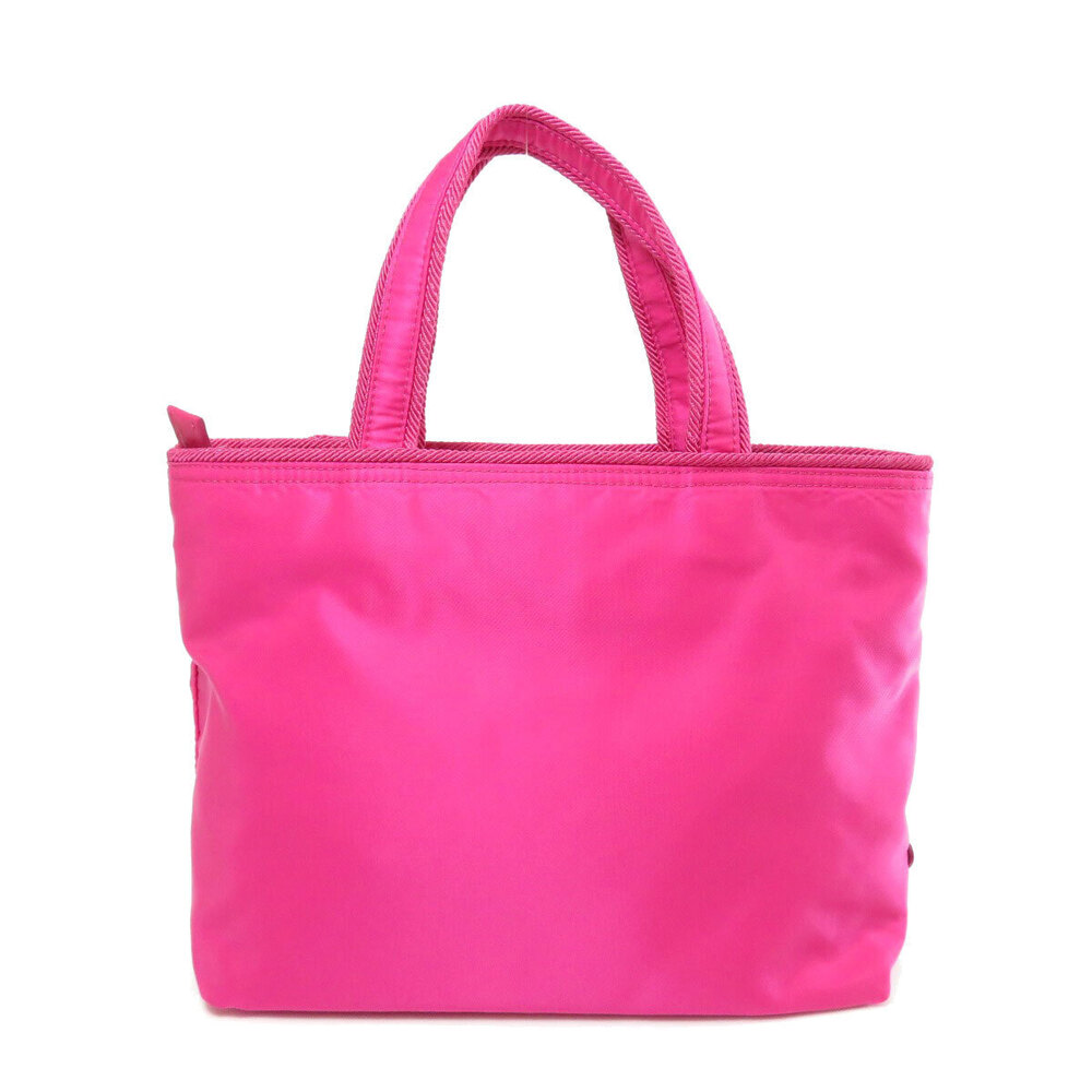 Prada Bow Handbag Rion Motif Pink